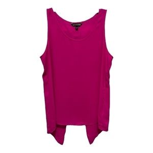 Express Pink Semi-Sheer Tank Size Medium